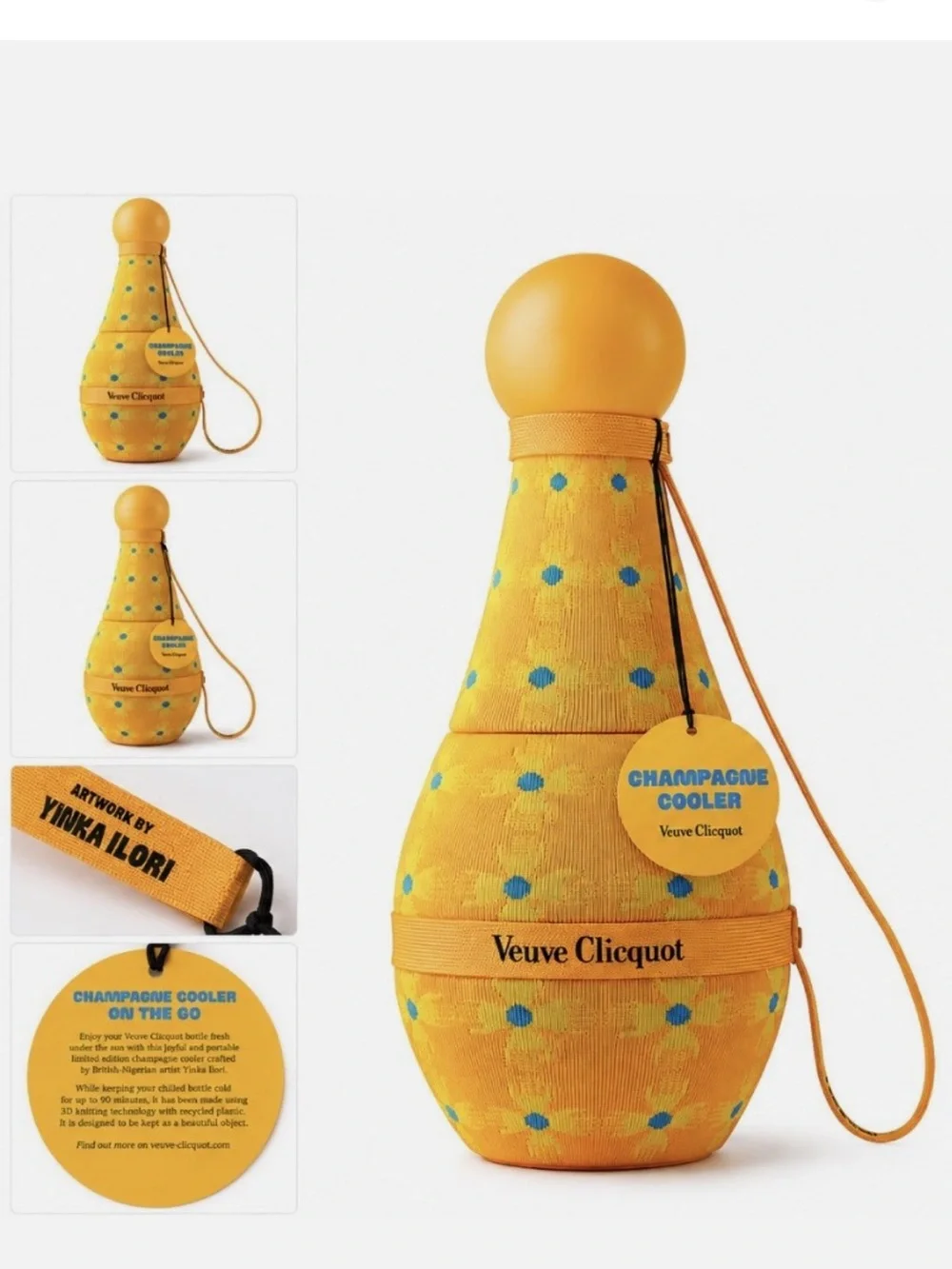 Veuve cliquot Yellow Polka Dot Champagne Cooler